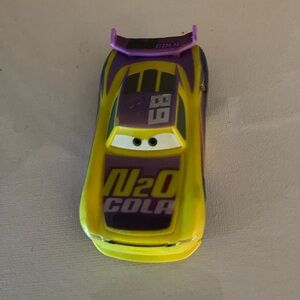 Source Unknown Yellow & Purple Race Car Toy with Spoiler